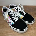 Vans Women’s Old Skool Rainbow Checkerboard Sneakers Photo 2
