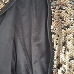 Urban Outfitters Silence + Noise Black Rose Gold Sequins Bomber Jacket Photo 8