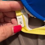 Niveltim Neoprene Strappy Color Block Bikini Top NWT Blue Photo 4