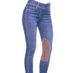 Goode Rider riding jeans size 32 or size 14 equestrian pants horse Blue Photo 3