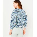 Ann Taylor  Petite Floral Puff Sleeve Sweatshirt Photo 7