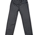 Athleta  Women's Elation Virasana Black Stripe Mid Rise 7/8 Tights Size S Tall Photo 0