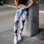 Balance Athletica Vitality Leggings Tie Dye Marble White Gray Logo- Size Small Photo 1