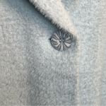 NVLT Anthropologie Light Blue Soft Short Trench Style Coat Sz XL Photo 5