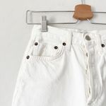 AGOLDE  Riley High Rise Straight Crop Jeans in White Size 23 Photo 4