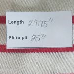 Old Navy  Cream and Red Stripe Long Sleeve Tee NWT Size XXL Plus Size Knit Top Photo 9