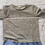 J. Crew Factory sweatshirt chambray skirt dress. Gray Size XXS Photo 8