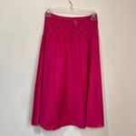 Bestform Vintage 60s Nylon Slip Skirt Lace Trim Fuchsia Midi Lingerie Sz L Pink Size L Photo 1