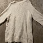 Aerie  Sweater Womens Sz Medium Oversized Cable Knit Shirt Beige Loose Fit Long Photo 2