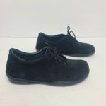 Birkenstock Footprints Women's Black Suede Lace Up Shoe EU 40 US 9 Narrow Photo 1