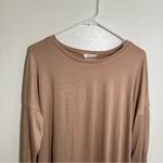 Ekouaer Long Sleeve Pajama Top Beige M Photo 1