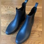 Navy Ankle Rain Boots Blue Size 9 Photo 0
