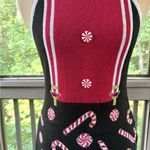 No Boundaries Christmas Sweater Red and Black Mini Dress Photo 3