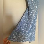 SheIn  Light Blue with White Hearts Sleeveless Low Back Mini Dress Photo 2