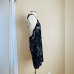 Trac Printed Velvet Gradient Halter Tie Open Back Mini Dress Size 1X NWOT Photo 6