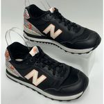 New Balance  515 Women's 7 Black Shoes Sneakers Tropical Flowers Leopard Print Photo 1