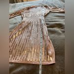 NEW YORK & COMPANY Eva Mendez Pink Sequins Sweater Midi Dress Women’s Sz S EUC Photo 6