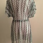 Becca Black and Green Swim Coverup with Kimono Sleeves Size XS/SP Photo 5