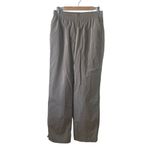 Good American  Wide Leg Nylon Track Pants in Brindle Size 2 Medium Photo 1