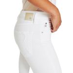 AG Adriano Goldschmied NEW AG ExBoyfriend Slouchy Slim High Rise Distressed White Denim Jeans Size 24 Photo 3