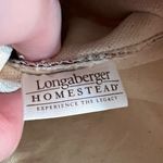 Longaberger Vintage  Homestead Cloth Tote Bag Flag Print Patriotic Photo 8