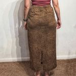 Bay Street Clothing Co. Tan Leopard Print Vintage Maxi Skirt Sz M Brown Size M Photo 8