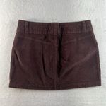 Free People We The Sz 27 Joanie Cord Mini Skirt Brown Low Rise Coquette Boho Photo 6
