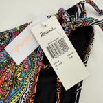 Raisin's Bikini Bottom SZ Small NWT Baja Surf Sweet Tie Side Brief Swim Black Ash Photo 4