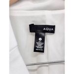 AQUA Blazer Jacket Size Small Womens Ivory Crepe Cropped Suit NWT Photo 9