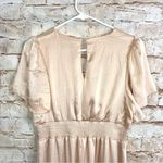 Baltic Born Preston Satin Maxi Dress in Champagne Size Medium NEW Photo 7