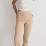 Madewell Jeans Pull-On Skinny Flare in Mini Check Autumn Gold Sz 30 NWT New Photo 0