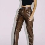 Princess Polly LOVE CLUB PANTS BROWN size 6 nwot Photo 2