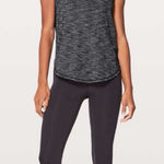 Lululemon Free To Be Serene Tank Medium Support C/D Cup Heathered Black 6 Photo 0