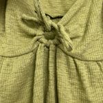 American Eagle | Green Lettuce Hem Crop Top sz Small Photo 2