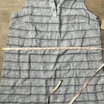 Habitat NEW  - Linen Black Striped Dress Photo 12