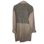 ASOS Sherpa Wool Blend Trench Coat - Tan 4US Photo 3