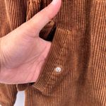 Forever 21 Womens Corduroy Jacket Medium Brown Puffer Pockets Streetwear Gorpcore Warm Cozy Photo 9