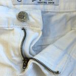 Celebrity Pink  Juniors Size 13 White Denim Low Rise Cuffed Shortie Jean Shorts Photo 11