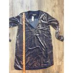 Anthropologie Melody Velvet Tunic Dress Long Sleeve Pockets Size XS Photo 5