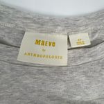 Anthropologie  Maeve Lace Sleeveless T Shirt Slip Dress Side Zip Pink Grey SP Photo 3