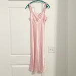 Amanda Uprichard  Hayley Silk Dress Light Pink Photo 3