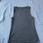 Banana Republic  Gray Scoop Neck Lace Overlay Tank Top | Size Small Photo 1