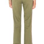 Sunday Revolve Le Soleil Pant Contrast Stripe Frayed Hem in Cactus Size 28 NWT Green Photo 3