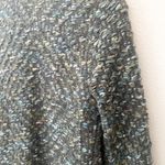 MOTH x ANTHROPOLOGIE | Keavy Jacquard Jacket Sweater Greens Blues Grays | Medium Blue Photo 5