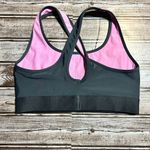 Under Armour Pink and Black Sports Bra Photo 2