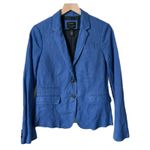 J Crew Vintage Classic Schoolboy Blazer in Blue Size 8 Photo 1