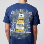 Urban Outfitters Modelo Cerveza Pigment Dye Tee NWT Size M - Navy Photo 1
