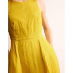 Boden USA Boden Carla Linen Fit & Flare Midi Dress Photo 1