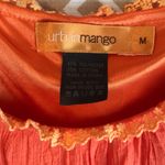 Urban Mango Sleeveless Coral Dress with Lace Detail Orange Size M Photo 1