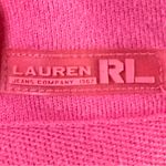 Ralph Lauren Lauren Jean Co.  Pink Quarter-Zip Pullover Sz:L Photo 6